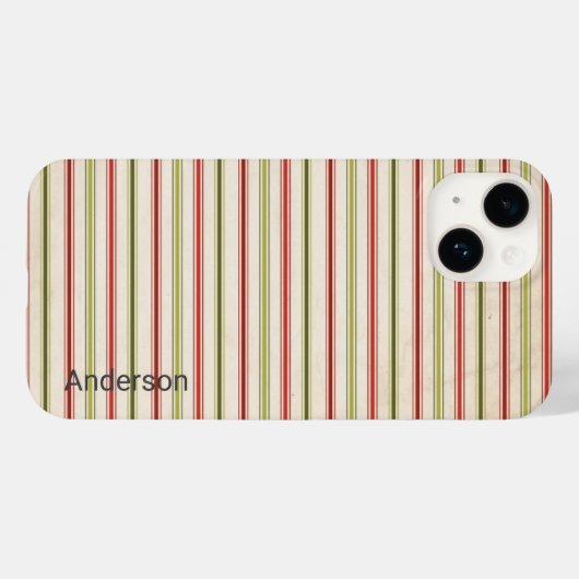 Modern Eligant retroline monogram Case-Mate iPhone Case (Achterkant (horizontaal))