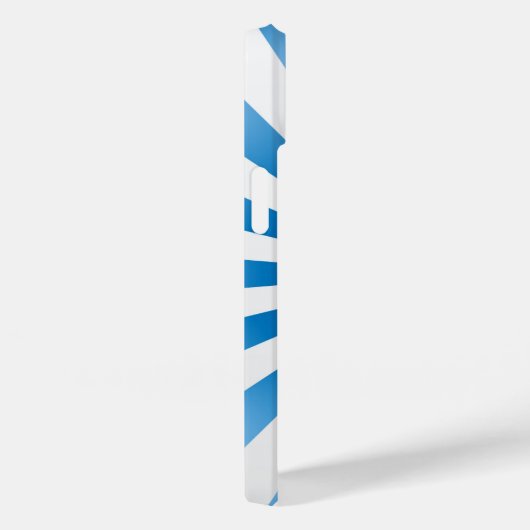 Modern Eligant retroline monogram Case-Mate iPhone Case (Achterkant / Rechts)