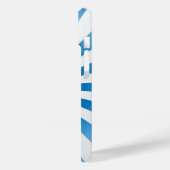 Modern Eligant retroline monogram Case-Mate iPhone Case (Achterkant / Links)