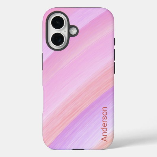 Modern Eligant retroline monogram Case-Mate iPhone Case (Achterkant)