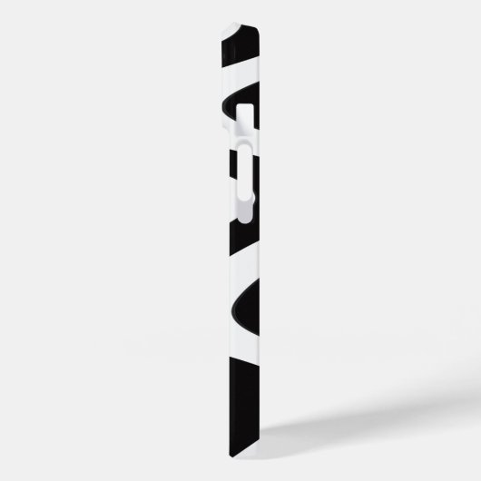 Modern Eligant retroline monogram Case-Mate iPhone Case (Achterkant / Links)