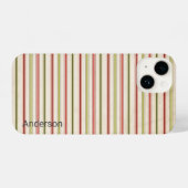 Modern Eligant retroline monogram iPhone Hoesje (Achterkant horizontaal)