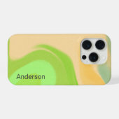 Modern Eligant retroline monogram iPhone Hoesje (Achterkant horizontaal)