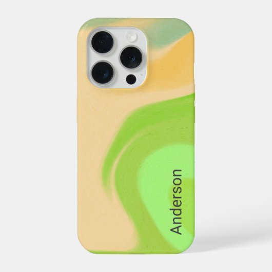 Modern Eligant retroline monogram iPhone Hoesje (Achterkant)