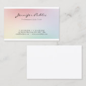 Modern elite Design Professional Trendy Elegant Visitekaartje (Voorkant / Achterkant)