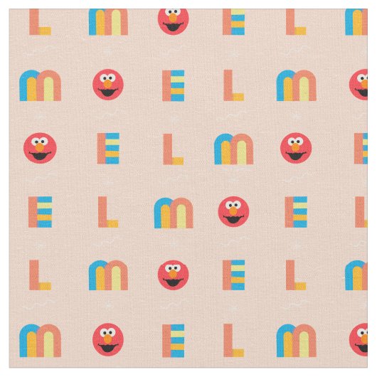 Modern Elmo Pattern Stof (Close Up)