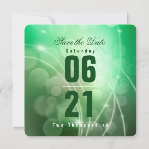 Modern Emerald Green Bokeh Background Wedding