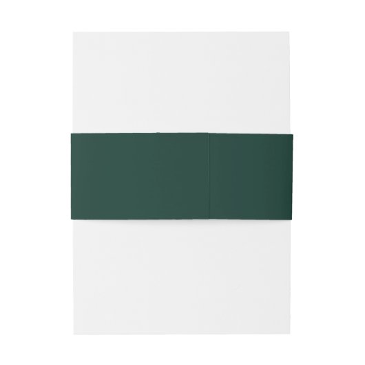 Modern Emerald Green Leafy Crest Monogram Weddensc Uitnodigingen Wikkel (Achterkant Voorbeeld)