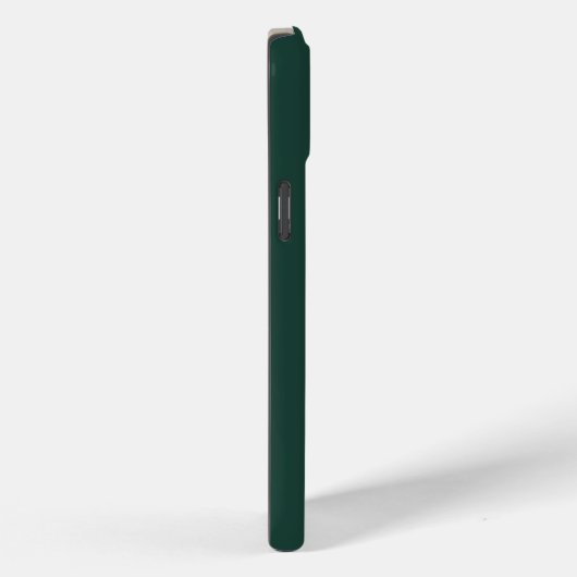 Modern Emerald Green Monogram Script Case-Mate iPhone Case (Achterkant / Rechts)