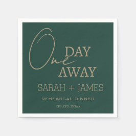 Modern Emerald Green repetitie diner bruiloft Servet