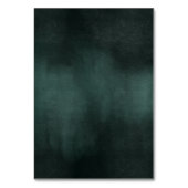 Modern Emerald Groen Zwart Elegant Bruiloft Kaart (Achterkant)