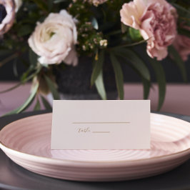 Modern Emerald Groen Zwart Elegant Bruiloft Plaatskaartje