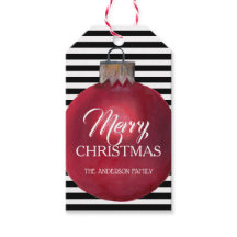 Modern en Bold Christmas Gift Label