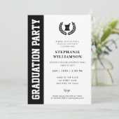 Modern en Bold Pharmacy School Afstuderen Foto Kaart (Staand voorkant)