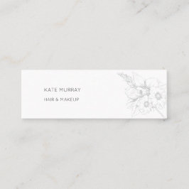 Modern en chique mini-Visitekaartje Mini Visitekaartje