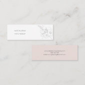 Modern en chique mini-Visitekaartje Mini Visitekaartje (Voorkant / Achterkant)