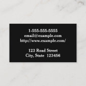 Modern en Clean Attorney-at-Law Visitekaartje (Achterkant)