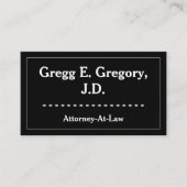 Modern en Clean Attorney-at-Law Visitekaartje (Voorkant)