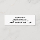 Modern en Clean Attorney-at-Law Visitekaartje (Achterkant)