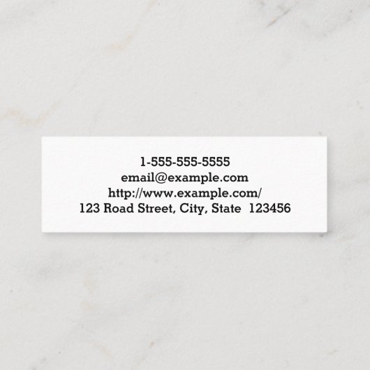 Modern en Clean Attorney-at-Law Visitekaartje (Achterkant)