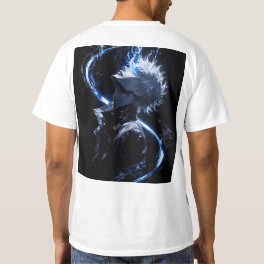 Modern en creatief, met een mix van artistieke en t-shirt (Achterkant)