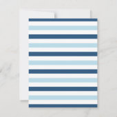 Modern en Cute Gevist Gewaardeerd Baby shower Kaart (Achterkant)