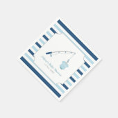 Modern en Cute Gevist Gewaardeerd Baby shower Servet (Hoek)