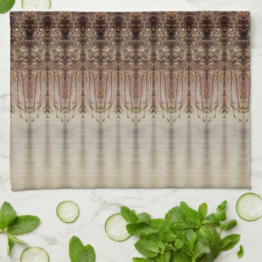 Modern en decoratief ontwerp met grijswaarden theedoek (Gevouwen)