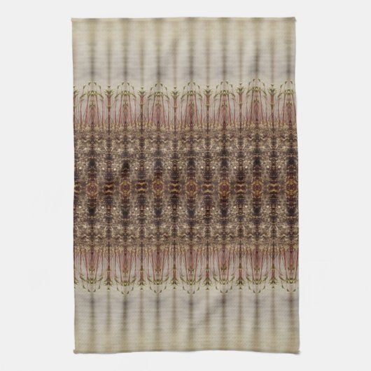 Modern en decoratief ontwerp met grijswaarden theedoek (Verticaal)