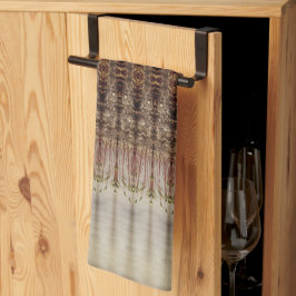 Modern en decoratief ontwerp met grijswaarden theedoek