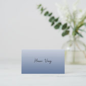 Modern en eenvoudig professioneel visitekaartje (Staand voorkant)