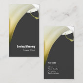 Modern en Elegant Bloemen Visitekaartje (Voorkant / Achterkant)