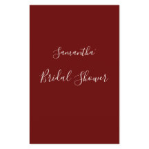 Modern en Elegant Burgundy Vrijgezellenfeest Game