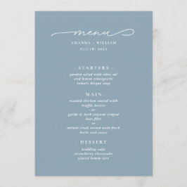 Modern en Elegant Menu