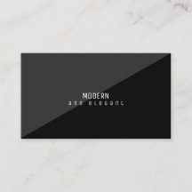 Modern en elegant minimaal zwart
