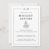 Modern en elegant repetitiediner kaart (Voorkant)