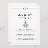 Modern en elegant repetitiediner kaart (Voorkant / Achterkant)