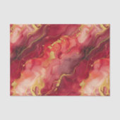 Modern en elegant rood en goud tissuepapier (Voorkant)