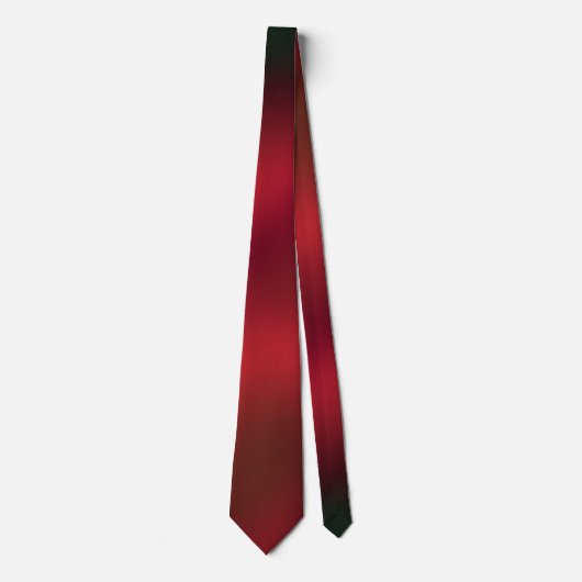 Modern en elegant rood en zwart Abstract Stropdas (Voorkant)