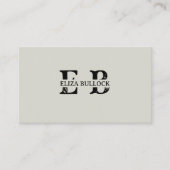 Modern en Fancy Visitekaartje (Voorkant)