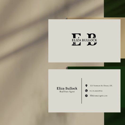 Modern en Fancy Visitekaartje