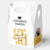 Modern en Fun AFSTUDEERDER Afstuderen Bedankdoosjes (Geopend)