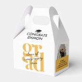 Modern en Fun AFSTUDEERDER Afstuderen Bedankdoosjes (Voorkant Zijde)