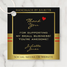 Modern en geluid - Zwart met Gold Lijst Hartelijk 