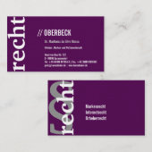 Modern en helder visitekaartje (Voorkant / Achterkant)