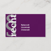 Modern en helder visitekaartje (Achterkant)