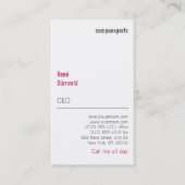 Modern en helder visitekaartje (Voorkant)