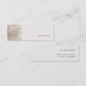 Modern en hip mini profiel Visitekaartje (Voorkant / Achterkant)