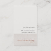 Modern en Hip Visitekaartje (Achterkant)