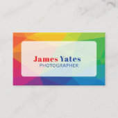 Modern en kleurrijk Abstract Visitekaartje (Voorkant)